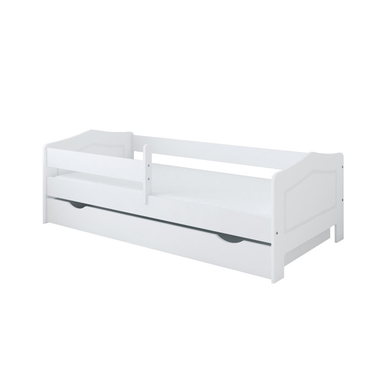 Harriet Bee Amalia European Convertible Toddler Bed with Drawer